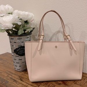Tory Burch York Small Saffiano Leather Tote Bag